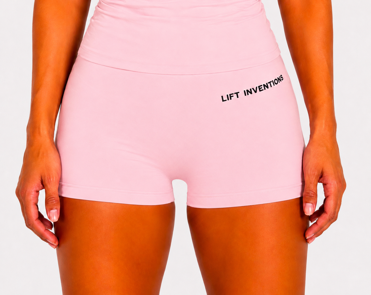 Pink Scrunch shorts