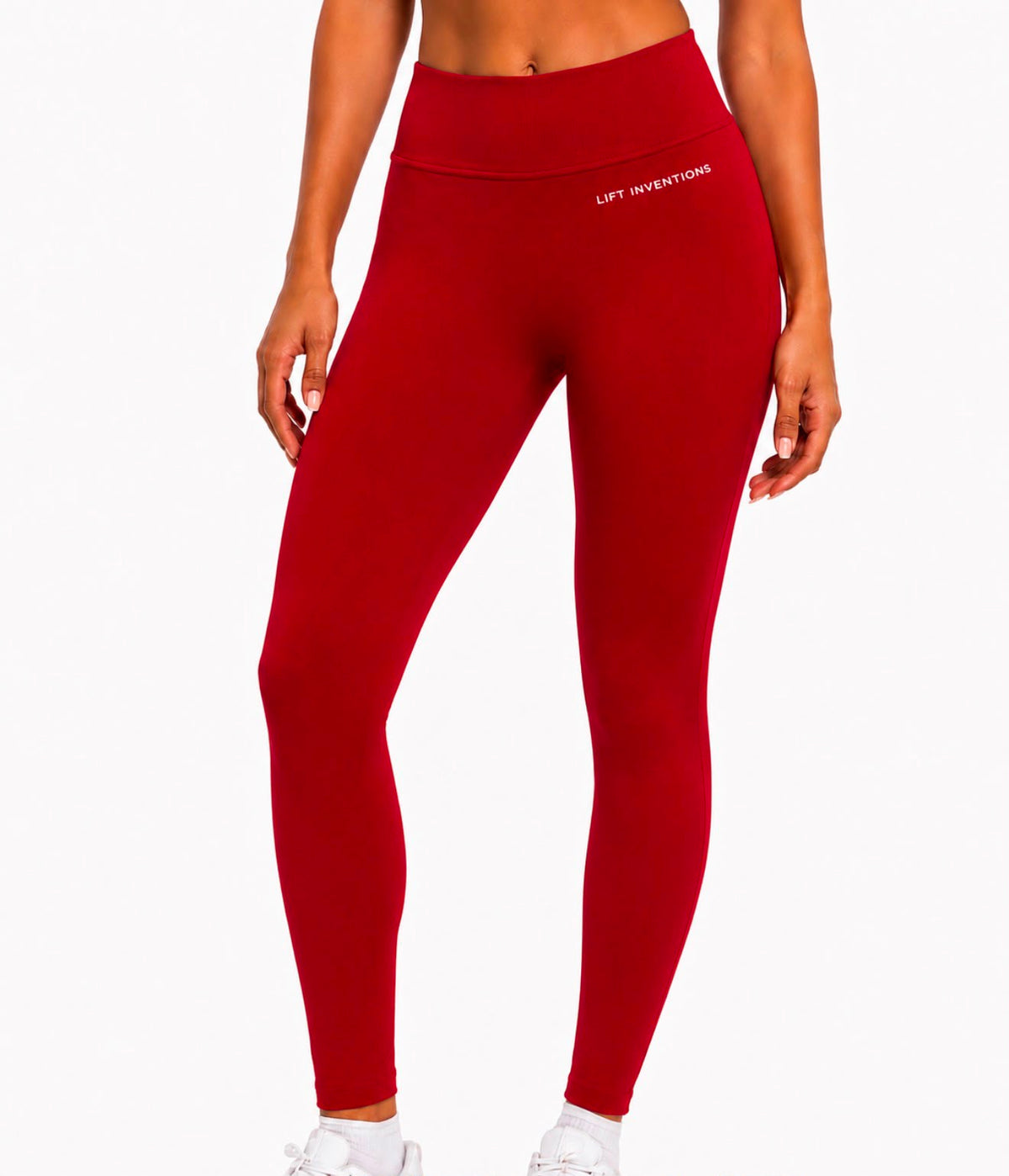 Red Sculpt seamless leggings
