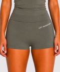 Green Scrunch Shorts