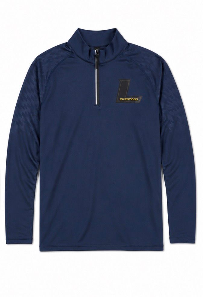 Navy Performance Quarter-Zip Pullover