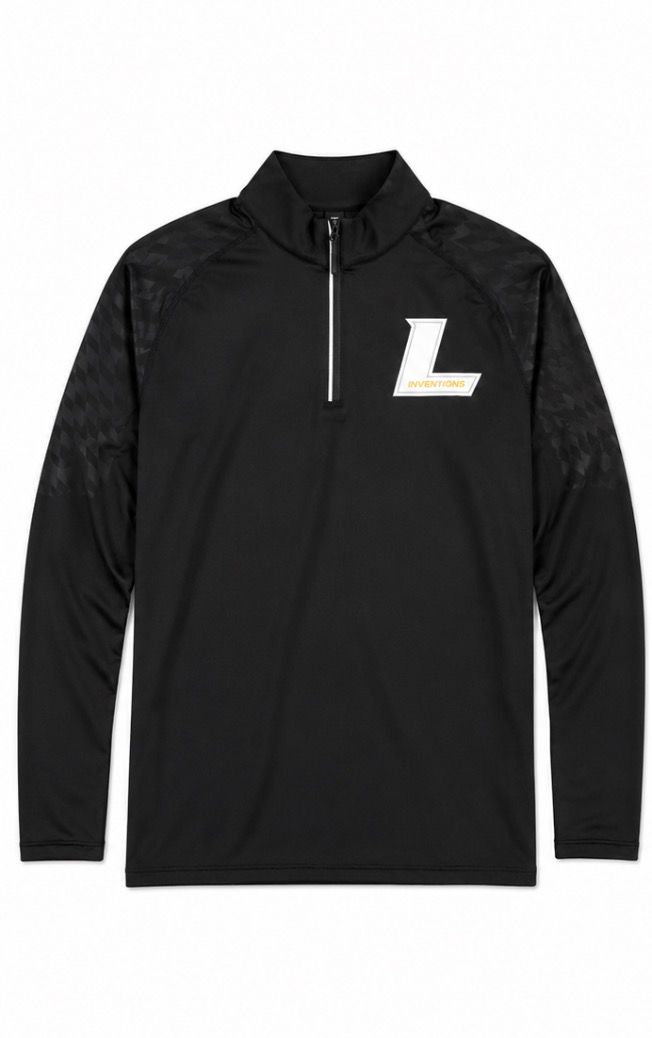 Black Performance Quarter-Zip Pullover