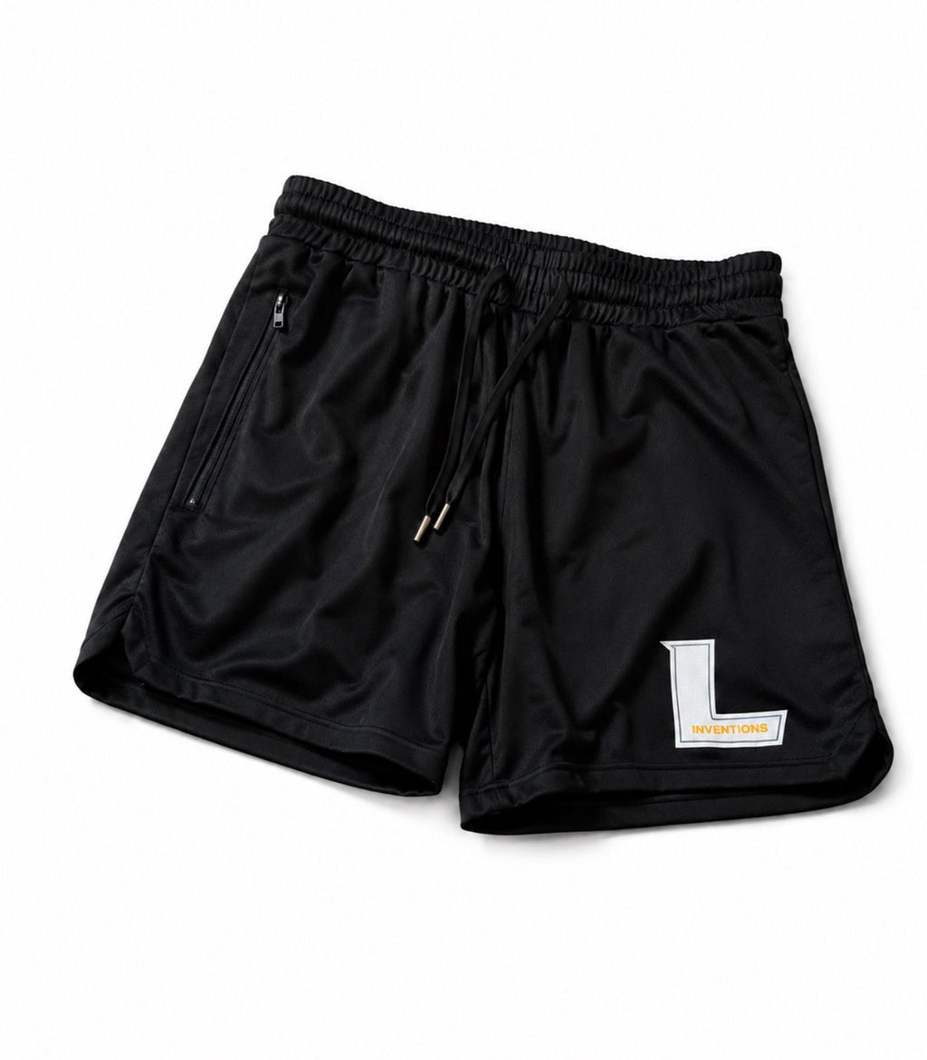 CLASSIC BLACK SHORTS.