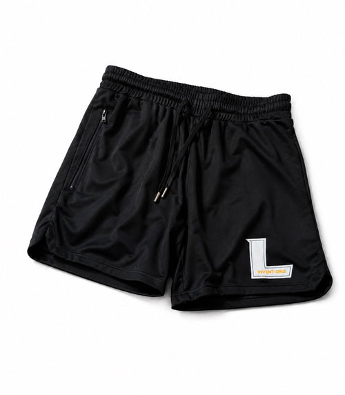 CLASSIC BLACK SHORTS.