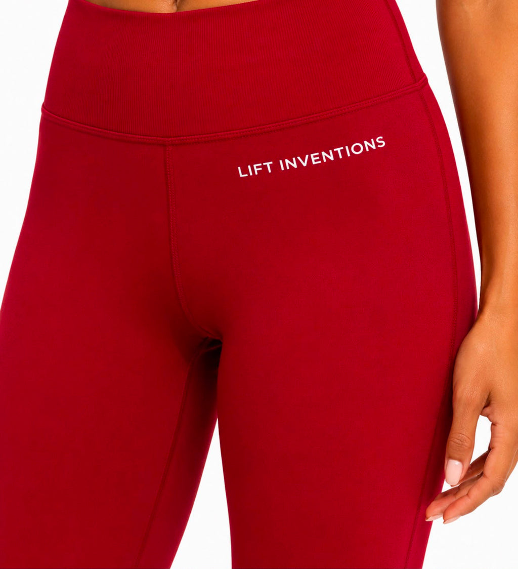 Lift Inventions Sculpt Seamless Leggings – Red