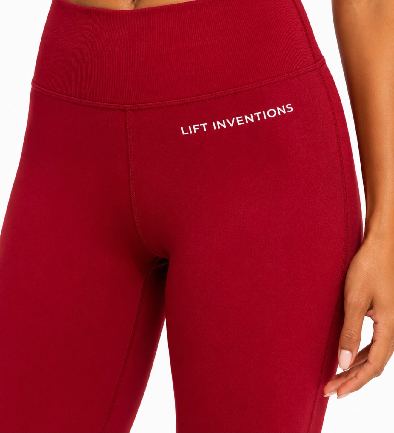Lift Inventions Sculpt Seamless Leggings – Red