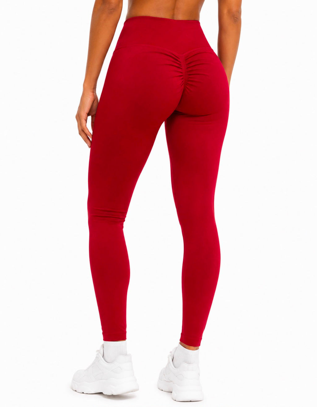Lift Inventions Sculpt Seamless Leggings – Red