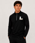 Black Performance Quarter-Zip Pullover