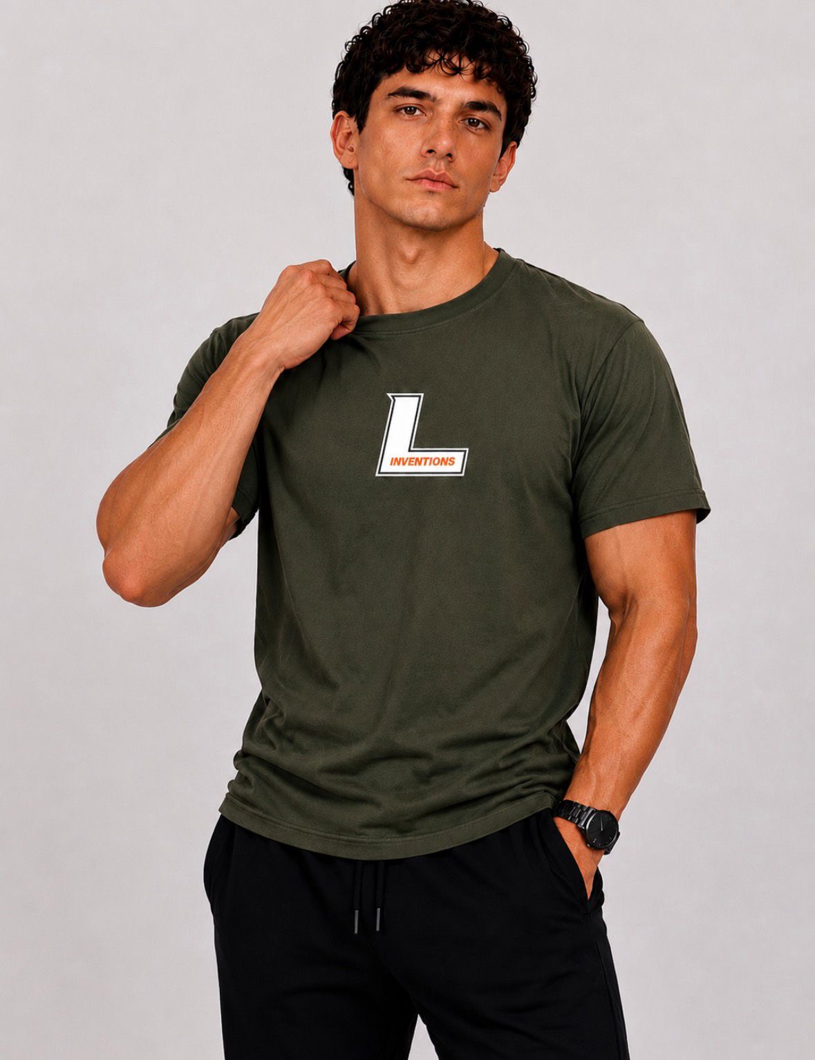 Lift Inventions Lifting Club Tee – Navy Green