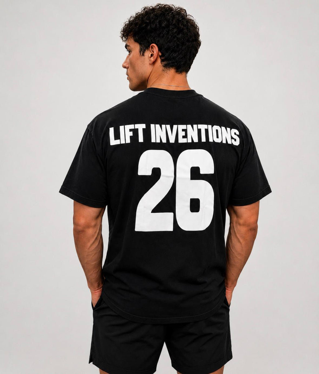 Lift Inventions Oversized Tee – Black
