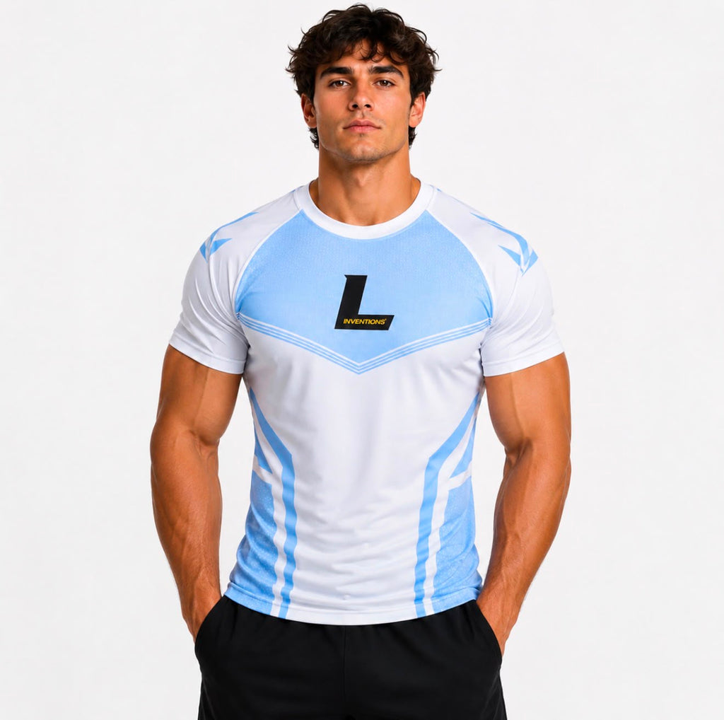 Ice Blue Performance Tee